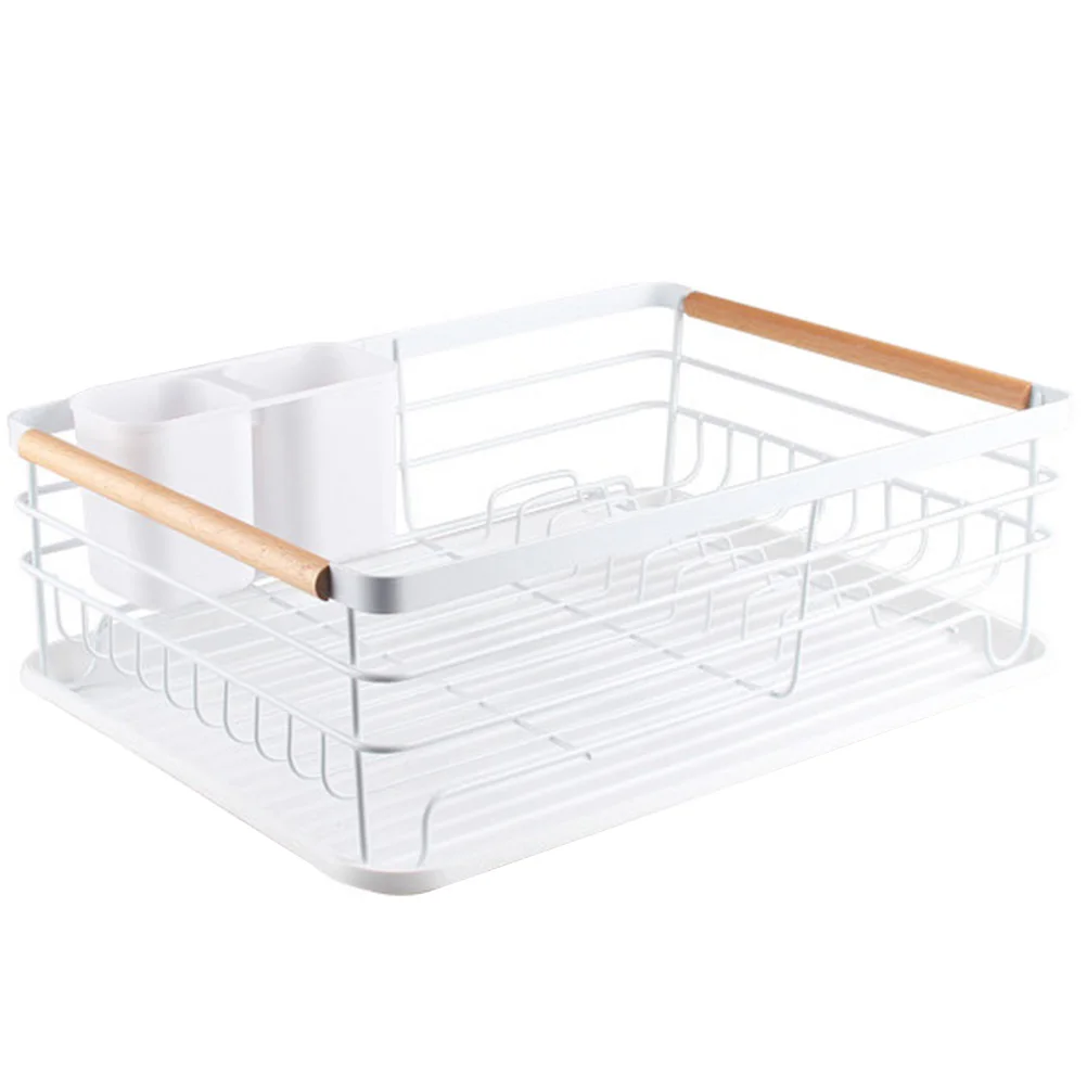 

Storage Rack Iron Multifunctional Kitchen Shelves Shelf Drain Board Dish Strainer Drainer Tray Units Racks