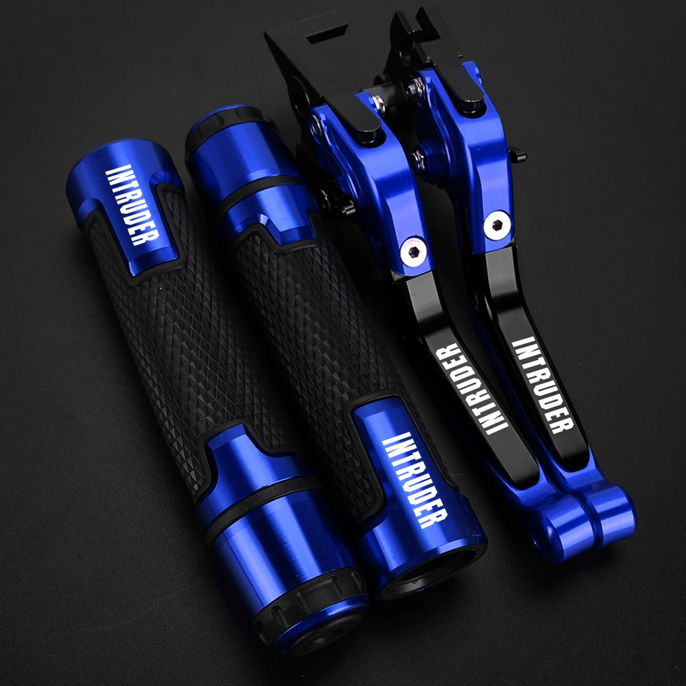 

Motorcycle Brake Clutch Levers Handlebar Grip Handle Hand Grips For SUZUKI INTRUDER 800 1400 1500 1990-2000 2001 2002 2003 2004