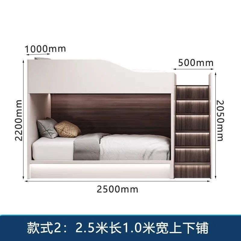 Double dormitory bed, bunk beds in space capsule