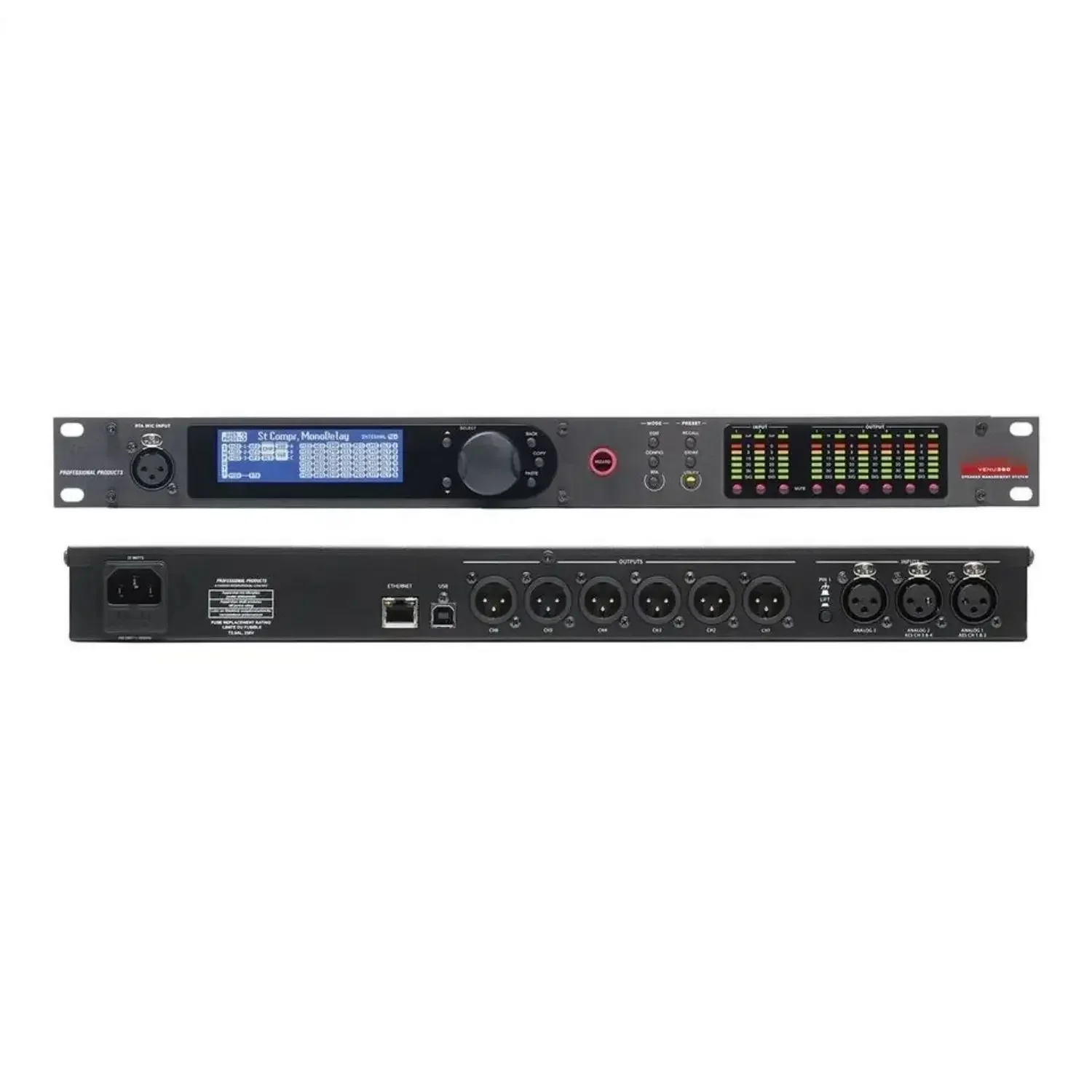 2026/Dbx driverack venus 360 3 in 6 out DriveRack complete loudspeaker management system with Display