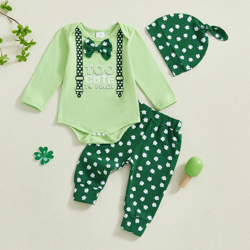 

Toddler Boys Easter Bunny Print Short Sleeve T-Shirt and Shorts Set with Matching Hat 3 Pcs Outfit for Spring