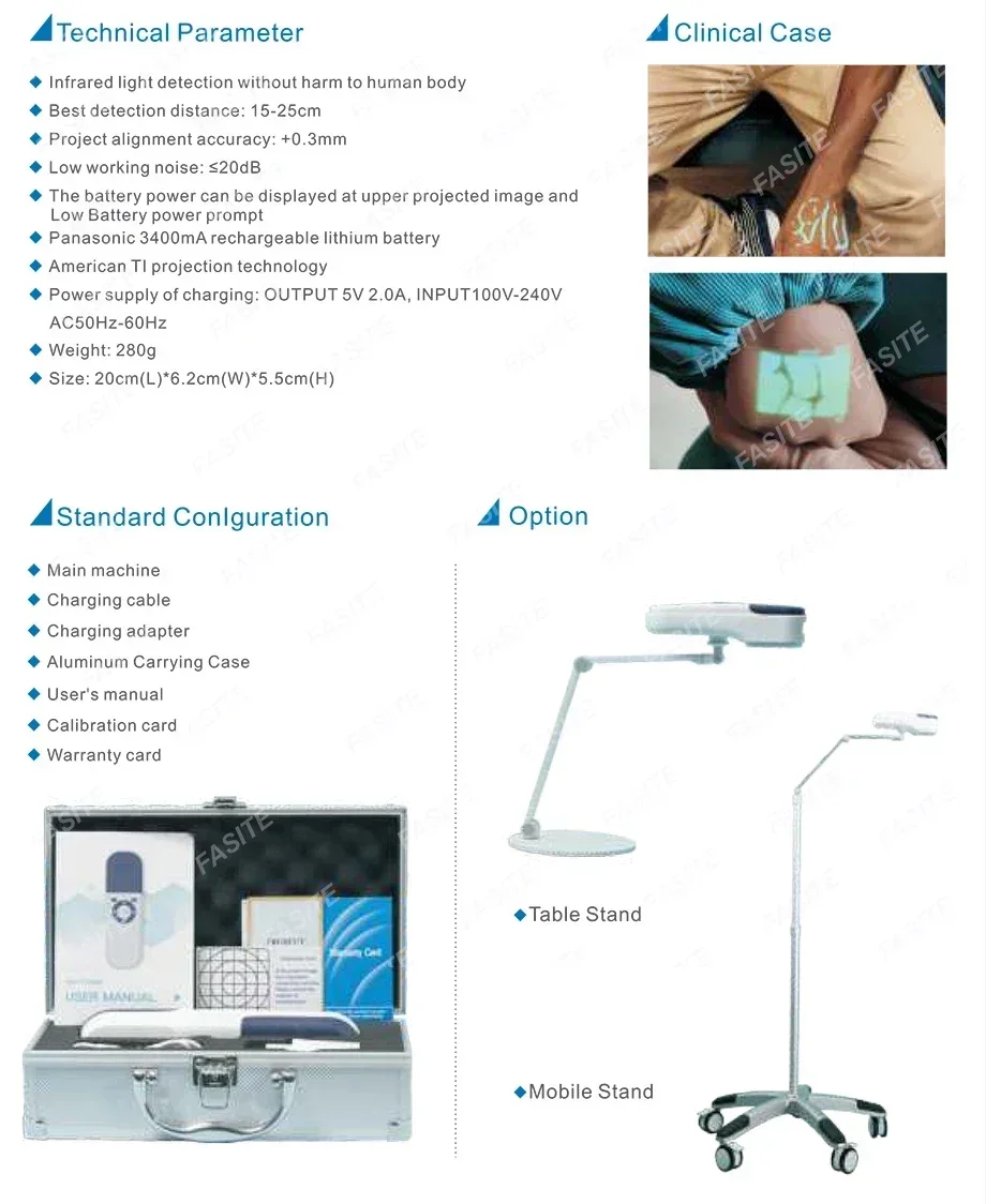 Portable Blood Vessel Scanning For Clinic or  Hospital  Medical  Adult Children Vein Finder Scanner BB