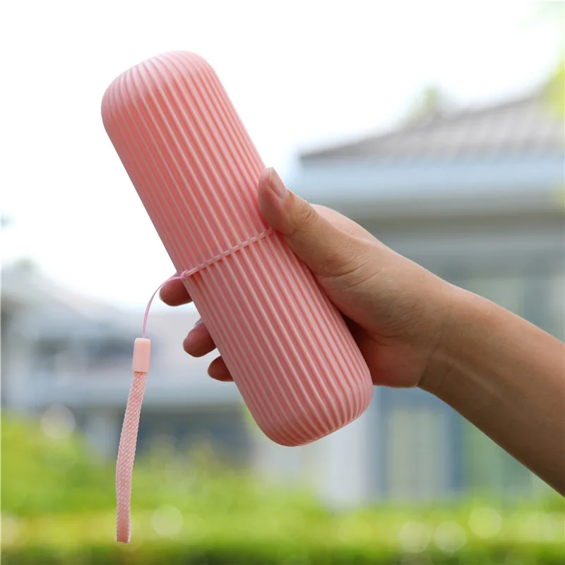 Table Toothbrush Protect Holder Cup Case Travel Camping Storage Box Organizer Travel Toiletries Storage Cup New Creat