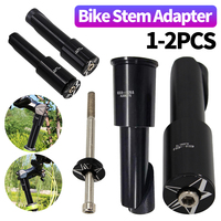 Aluminum Alloy Quill to Ahead Bike Stem Riser Adapter 22.2mm/20.8mm to 28.6mm Outdoor Cycle Biking Entertainment