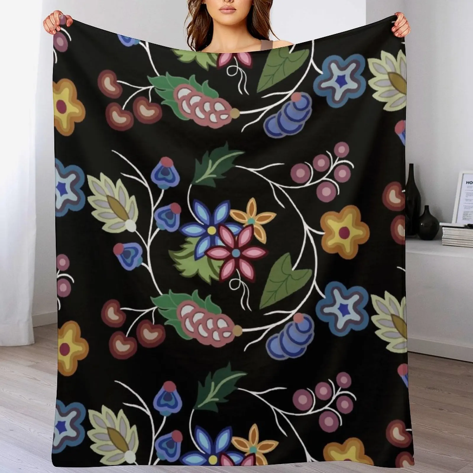 

Anishnawbe Throw Blanket Summer Cool Breathable Blanket for Sleeping