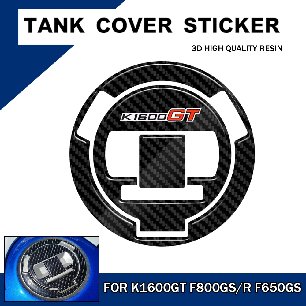 Motorcycle Tank Gas Cap Filler Cover Sticker Protect Decals For BMW K1600GT S1000RR F800R/GS/S/ST R1200GS ADV 2008-2012 F650GS