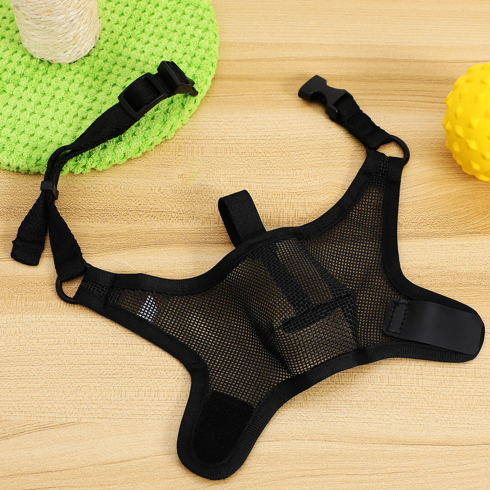 Dog Muzzle Breathable Soft For Medium Large Dogs Prevent Dog Muzzle Biting Adjustable Strap Easy Wear Pet Supplies