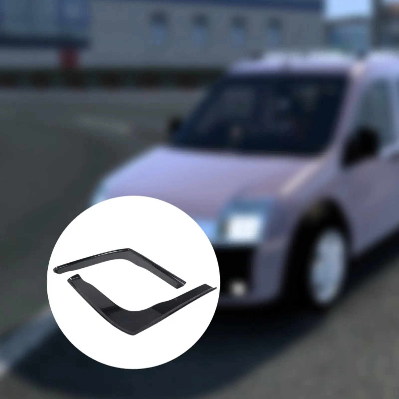 2 Pieces Window Deflectors Wind Deflectors Direct Replace Attachment Sturdy Vent Window Visors for Transit Connect MK1