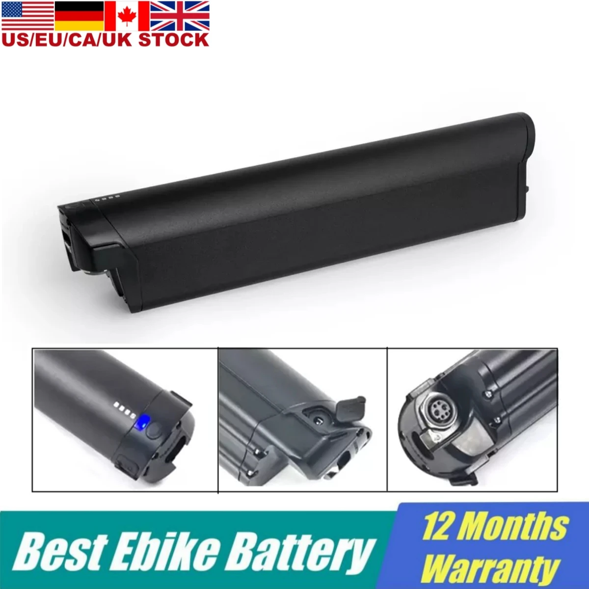 

Reention EEL Lithium ion Battery 14Ah Electric Bike Batteries 36v 10.4ah 11.6ah 13.6ah 48Volt 14ah for Hidden Integrated Ebike