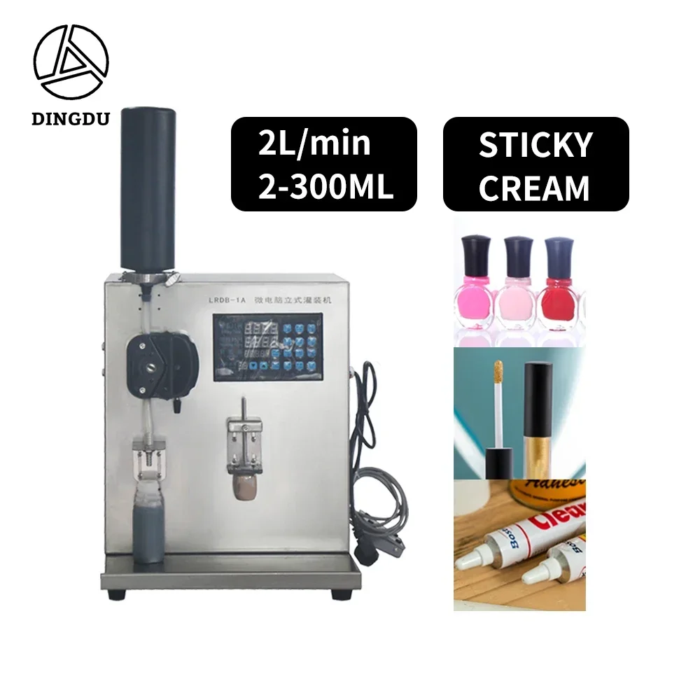 YUNYI Production Line Peristaltic Pump Cream UV Gel Nail Polish Bottle Liquid Filling Machine