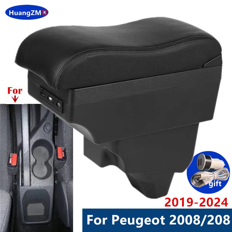 Auto Armlehne für Peugeot 2019 Armlehnen box für Peugeot 2024 Aufbewahrung sbox 2011-2016 dedizierte Nachrüst teile Innenraum Autozubehör
