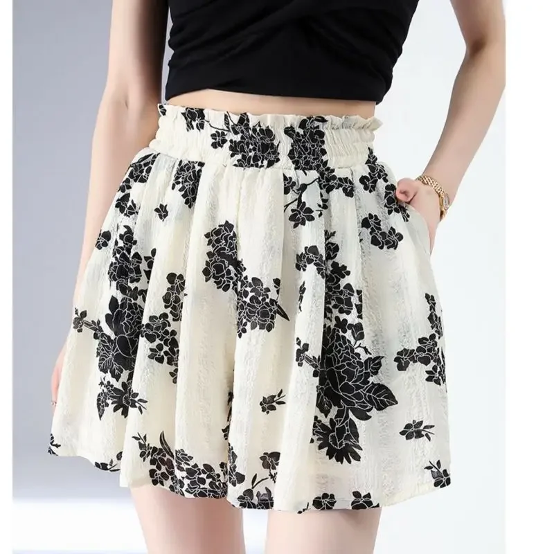 Skirt Pants Culotte Women's Shorts Baggy Loose New In Female Short Summer Outdoor Youthful Casual Aesthetic Outfits Elegant XL