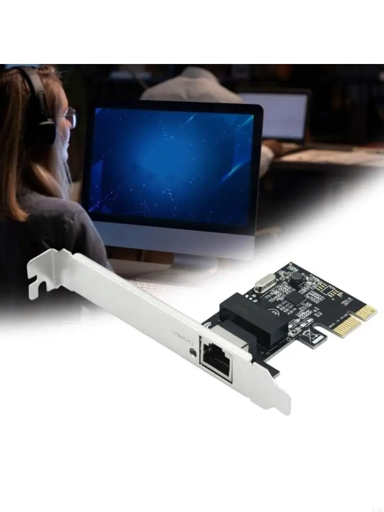 Gigabit PCIe Ethernet Networking Card RTL8111E Chip RJ45 LAN Port PCIe Installat