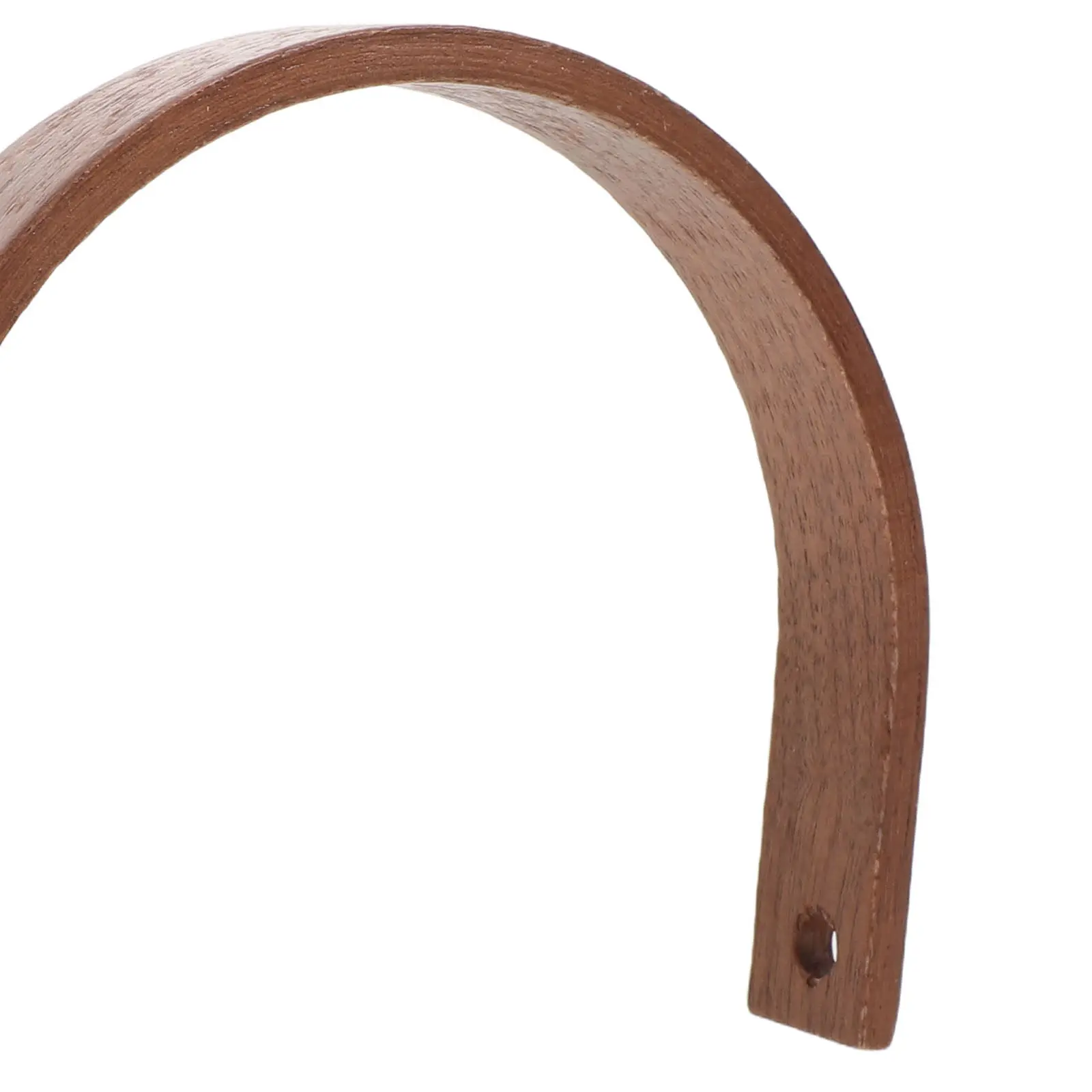 6Pcs Wooden Teapot Handle Replacement Black Walnut Heat Insulating Kettle Grip for Tea Accessories Supplies Decorative Pot