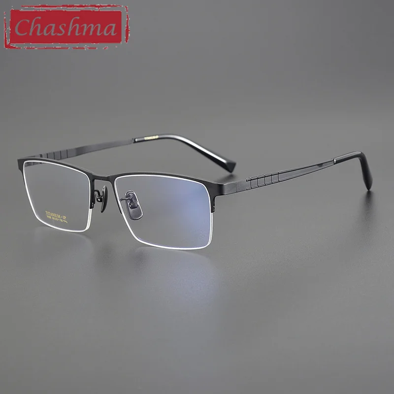 

150 mm Light Weight Men Progressive Glasses Frame Prescription Eyeglass Top Quality Titanium Myopia Presbyopia Lenses 60 mm