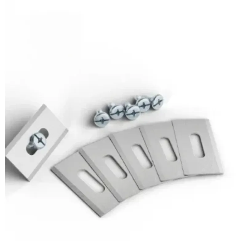 30pcs 35.8*18.5*0.65mmTrimmer Blade Lawn Mower Grass Replacement Piece for Husqvarna Automower(Silver)