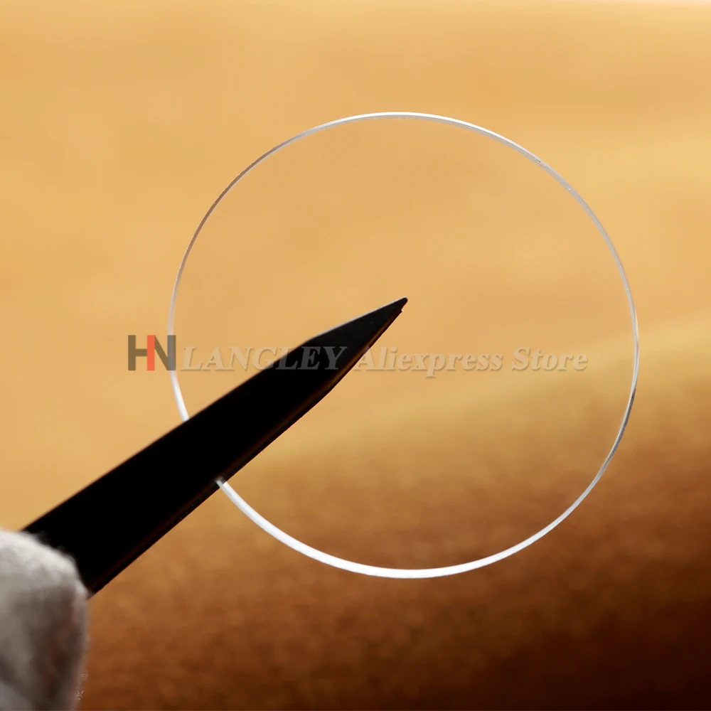 ساعة مستديرة الزجاج استبدال شقة 1.5 مللي متر سميكة في أقطار 28-38 مللي متر كريستال شفاف 1/2/5 قطعة 29 مللي متر 30 مللي متر 31 مللي متر 32 مللي متر 34 مللي متر 36 مللي متر