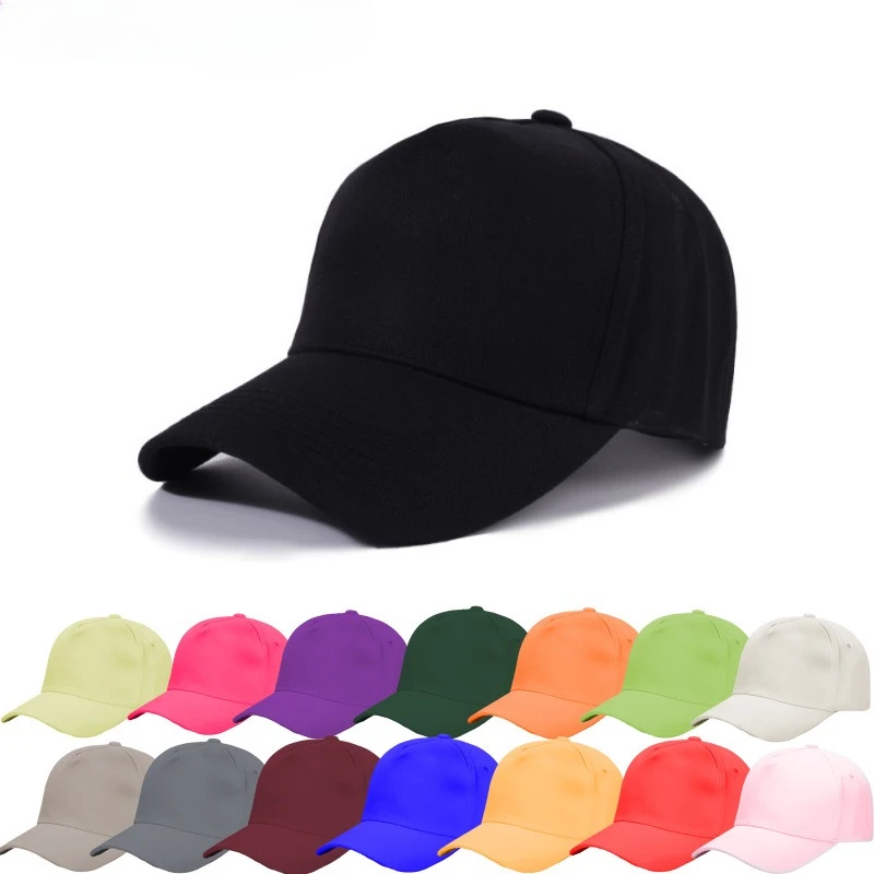 1 five-piece curved edge light plate adult baseball cap cap cap sun hat can be printed and embroidered LOGO original design