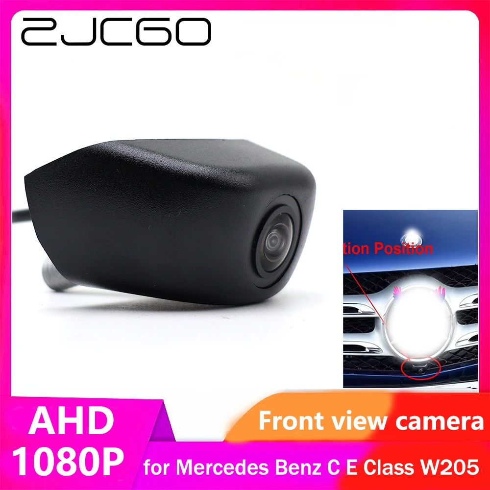 ZJCGO AHD CVBS 1080P 170° Car LOGO Parking Front View Camera for Mercedes Benz C E Class W205 S205 A205 C205 W213 S213 C238