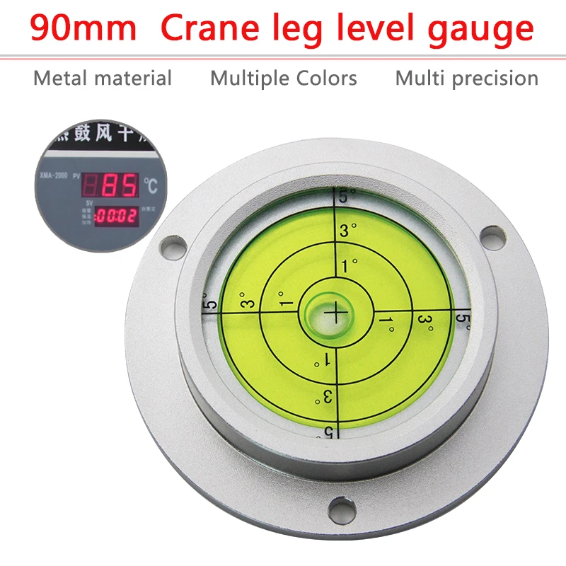 

Metal circular level, heat-resistant 85 °, crane horizontal bubble 9017