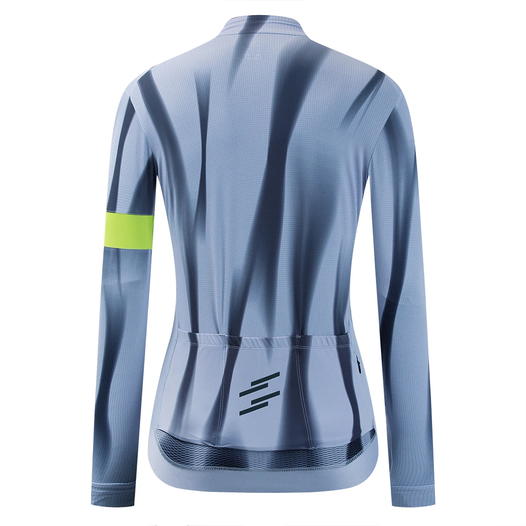 Ykywbike Summer Women Cycling Long Sleeve Jersey Quick Drying Breathable Top Lightweight Pro Bike Clothing Perspiration Coat