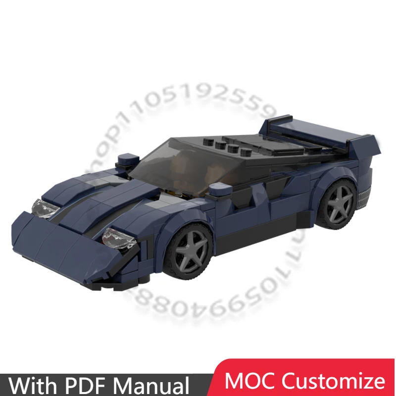 

263 PCS Supercar 76920 Streetlicker MOC Customize Modular Building Block Creative Design Educational DIY Boys Holiday Toy Gifts