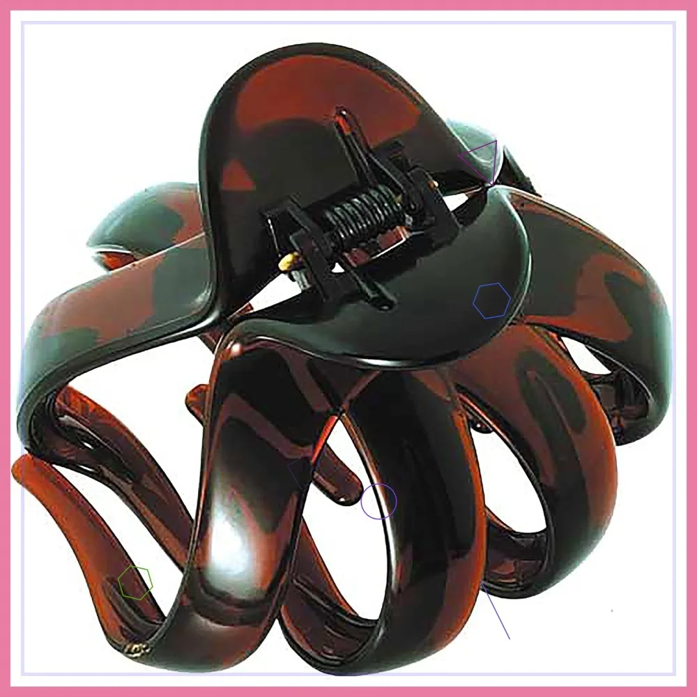 

Large Octopus Hair Clips for Thick Curly Long Hair, Strong Hold French Hair Claw Clips for Women, No-Slip Grip