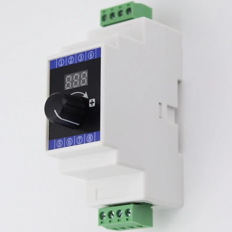 Card rail type 0-5V/10V voltage signal generator RS485 analog valve frequency conversion speed regulation Q01H09A