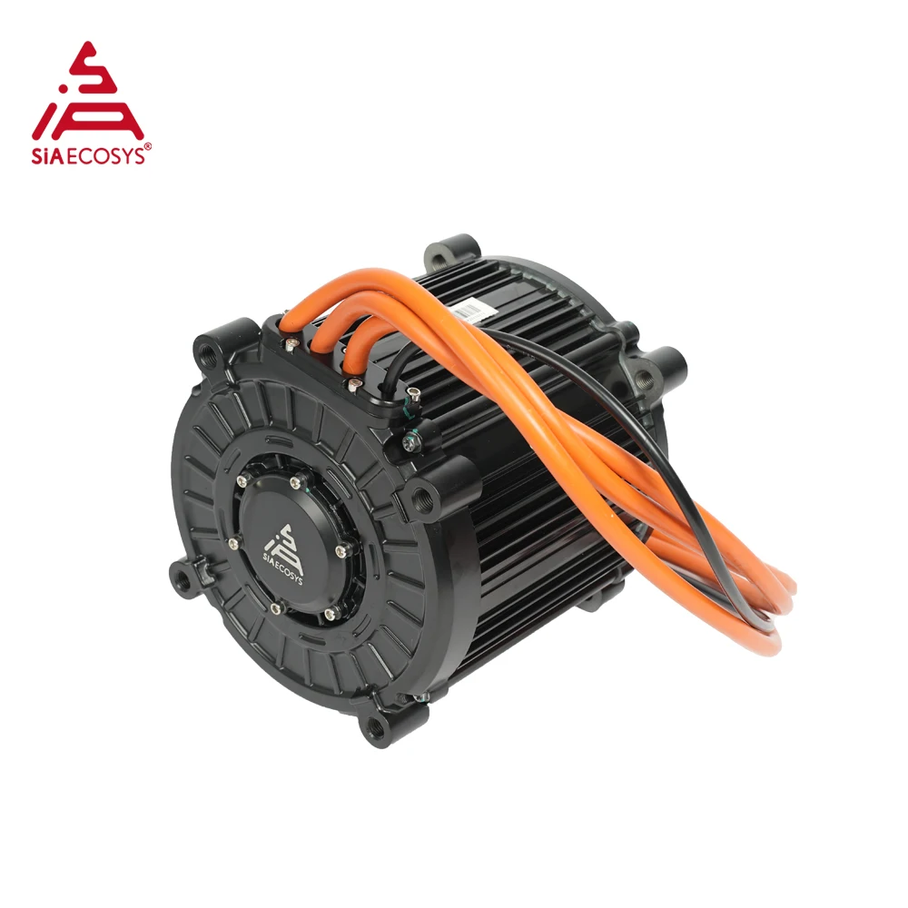 QSMOTOR QS180 8000W mid Drive Motor Conversion Kit 72V High Torque EV Electric Motorcycle with Fardriver ND721200B Controller