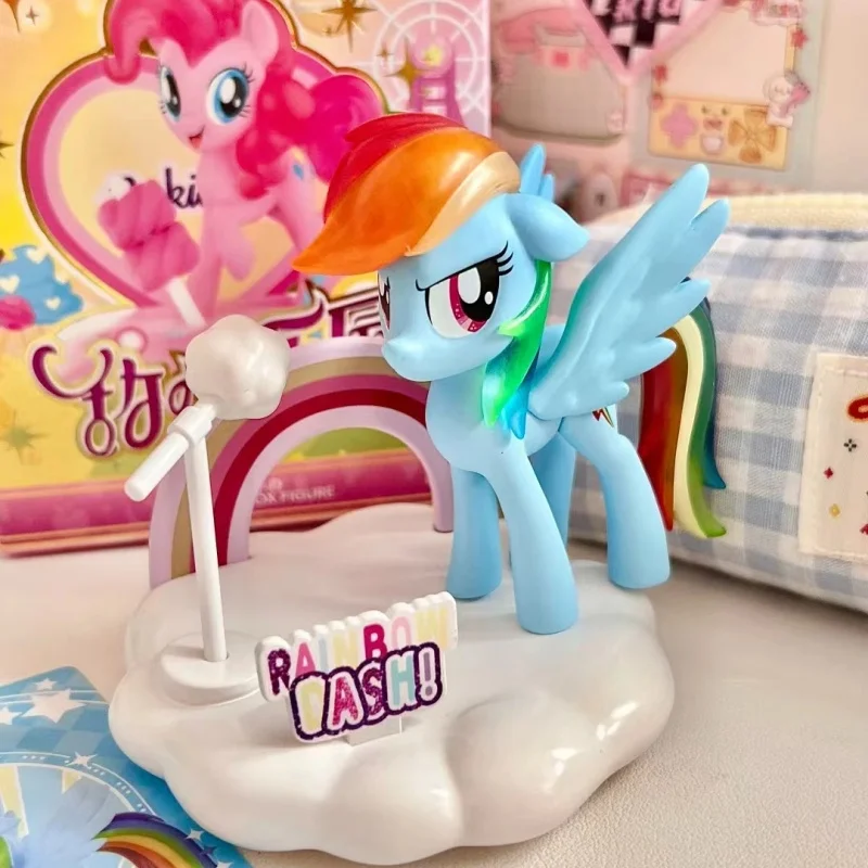 New Sale My Little Pony Leisure Afternoon Series Mystery Box 1pc Blind Box Hasbro Doll Action Figure Birthday Gift Kid Toy