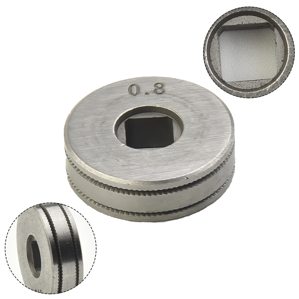 

Wire Feed Roller Parts for Mig Welding 0 023 0 030 25mm Stainless Steel V Groove 7 45mm Width Square Hole Size 7x7mm