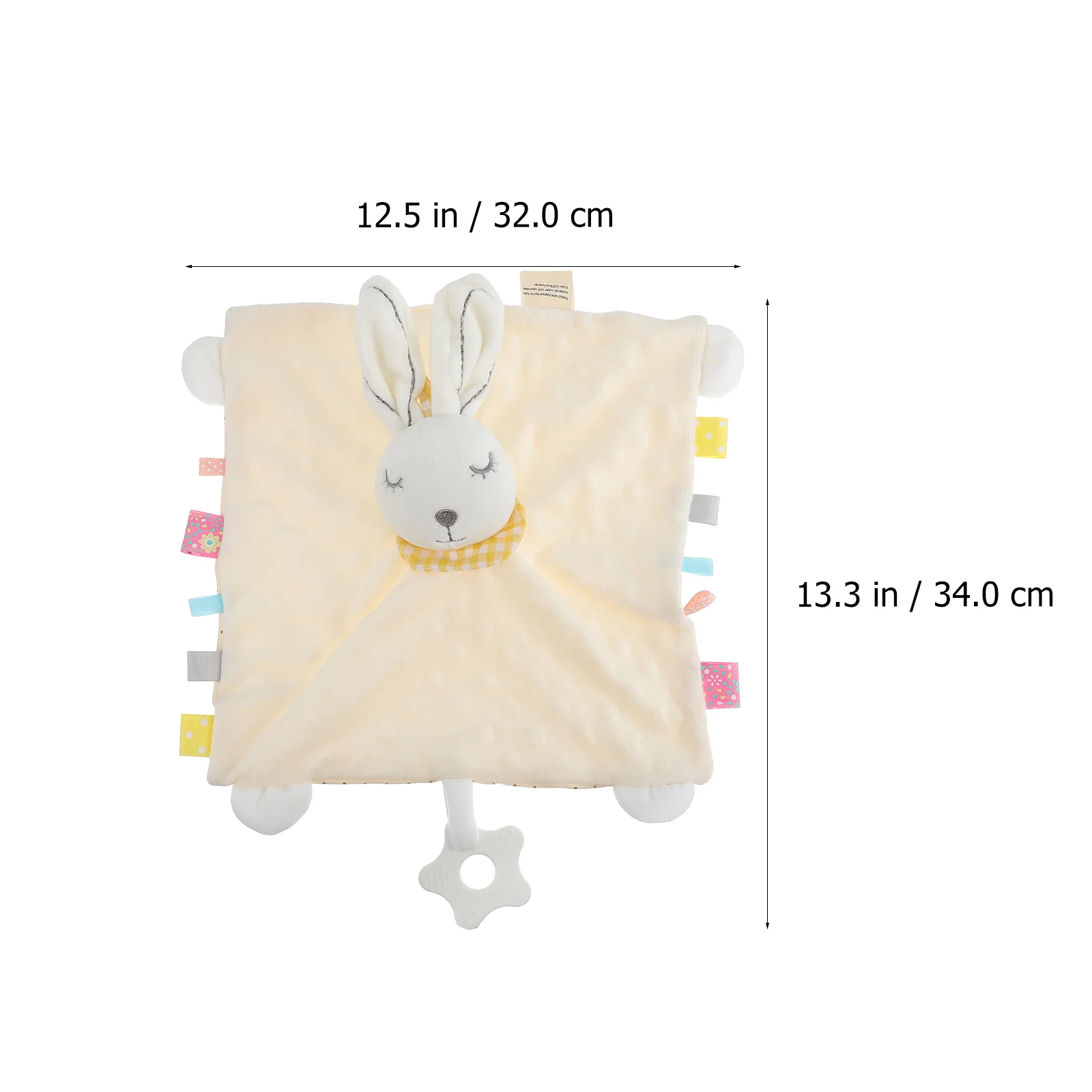 Baby Chewing Toddler Teething Blanket Teether Towel Bunny Stuffed Animal Sleep Infant Spandex Boy Towels for Newborn Skin