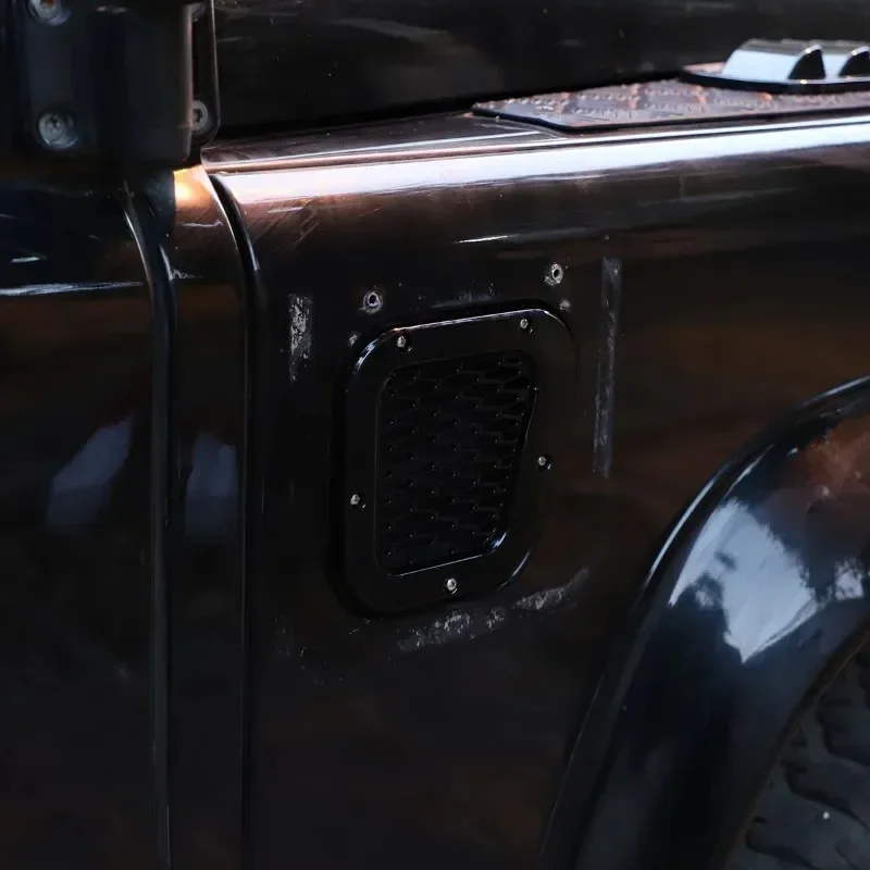 

Suetlcoity For Land Rover Defender 2004-2019 Car Side Air Vent Airflow Fender Air Inlet Guard Mesh Cover Trim Car Accessories