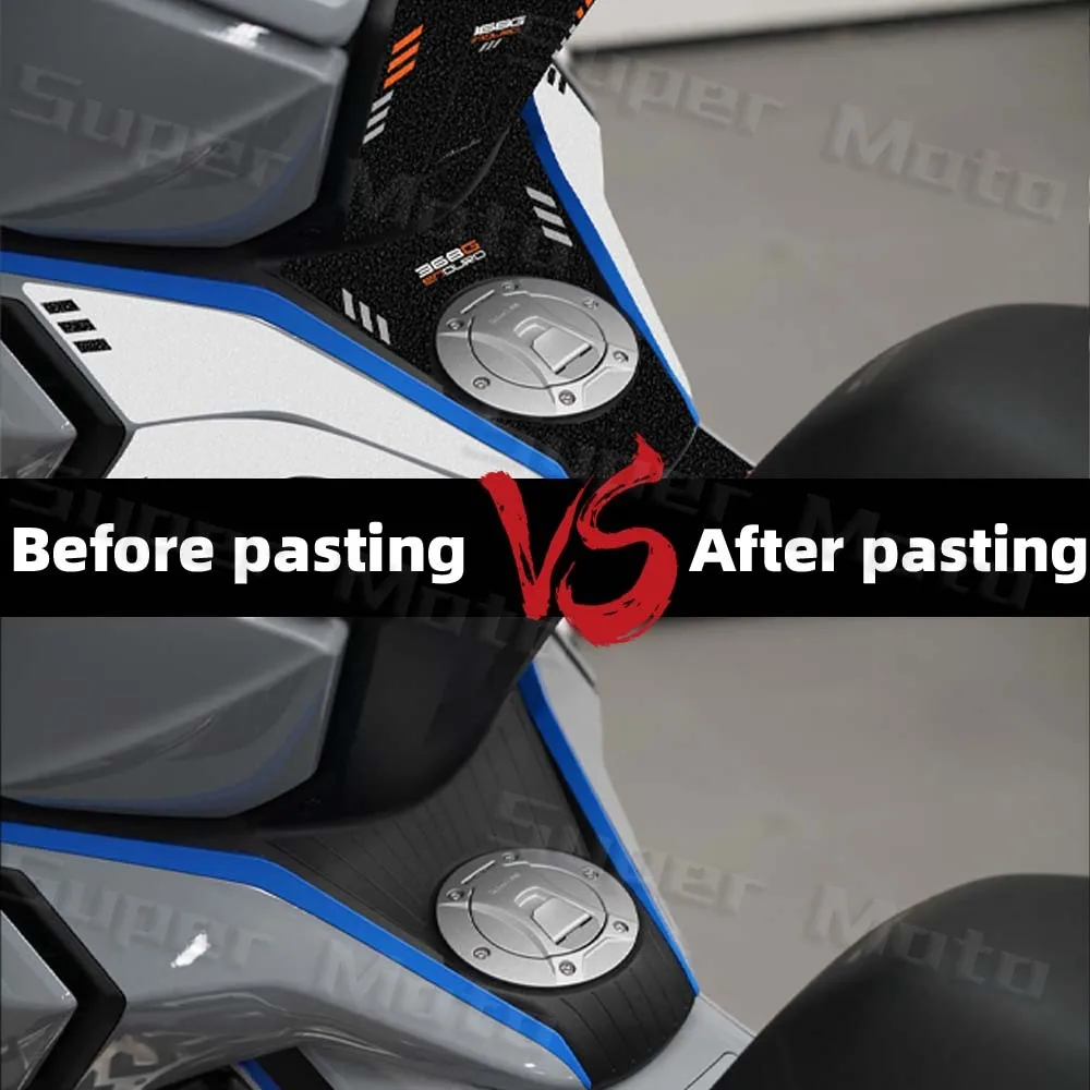 Motorcycle Frosted Sticker For ZONTES 368 G 2026-2024 zontes 368g Fuel Tank Pad Decal Protector Scooter Scratch-Proof Decals