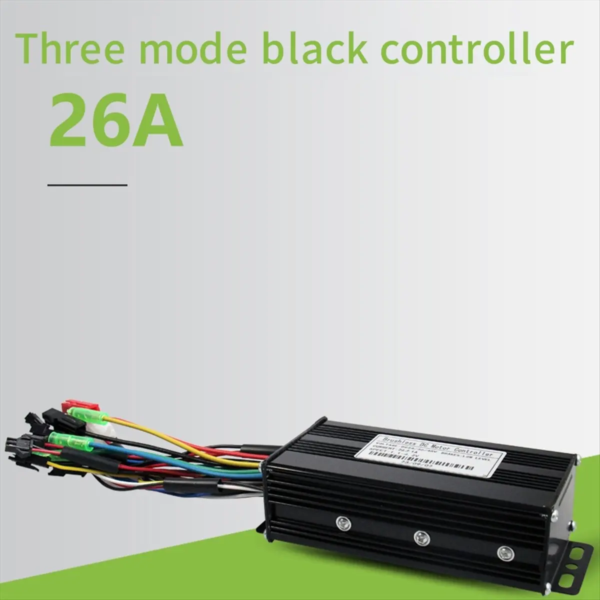 36V 48V 500W 750W 26A Three Mode Brushless Controller with Speed Limit Line for Ebike Electric Scooter-A49I - view 3