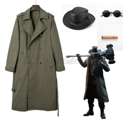 Karl Heisenberg Cosplay Costumes Trench Coat Game Biohazard Resident Village Uniform Halloween Carnival Party Suit For Men