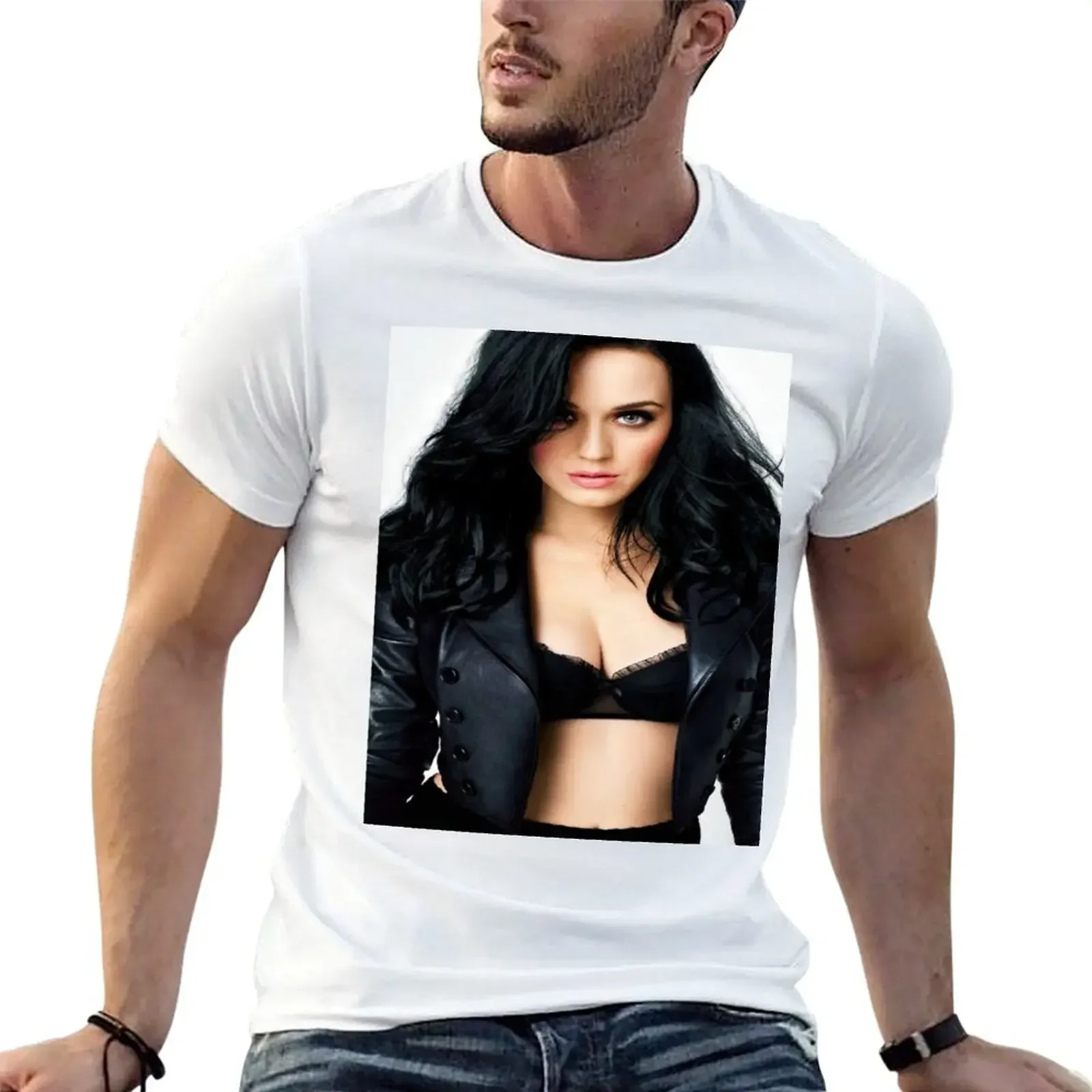 Top Selling Katy - Perry #03 T-Shirt graphic shirts Short sleeve tee clothes for men