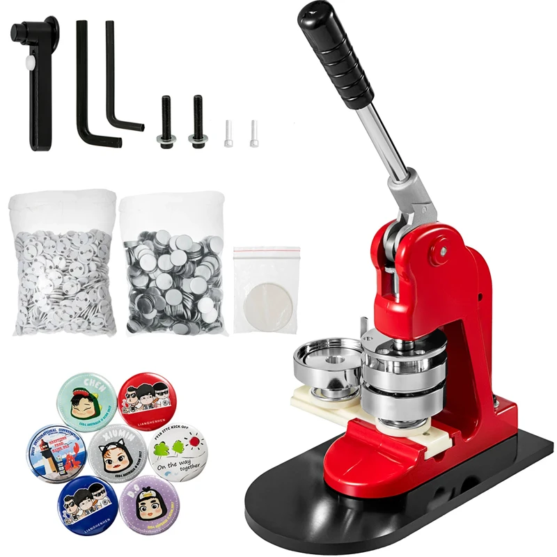 

58mm Button Parts Button Maker Parts Top/bottom Cover Clip Pin Button Parts for Badge Maker Machine Craft Making Mold Kit