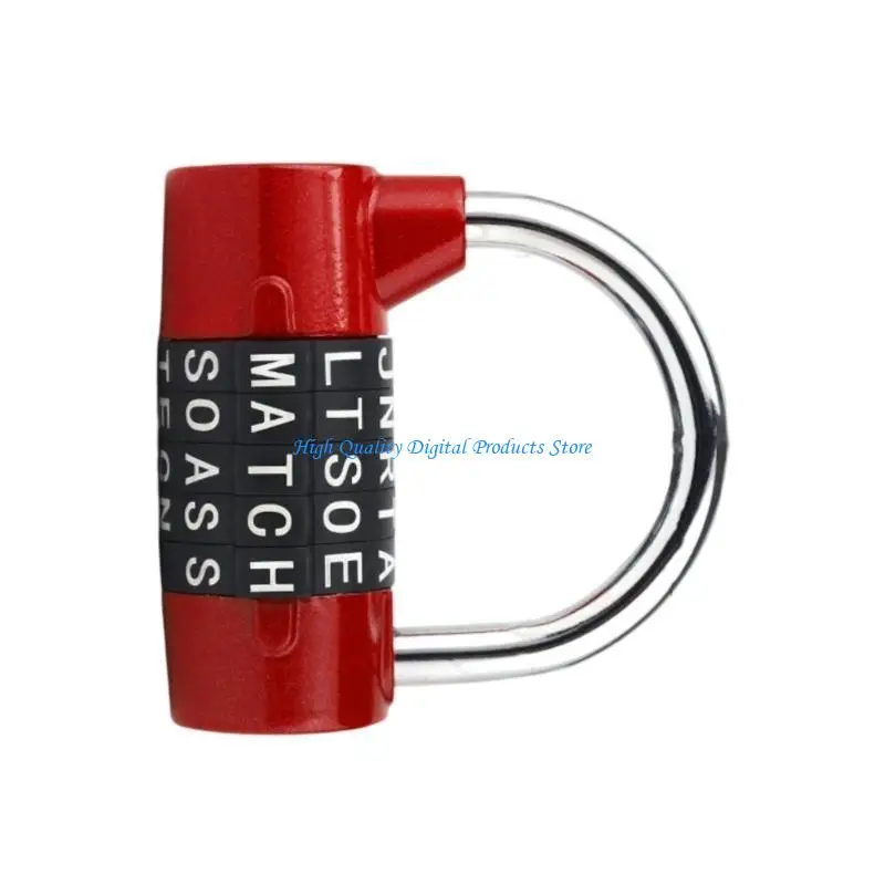 U2je Türgriff Passwortverriegelungs Kombination Padlock -Sicherheitsschloss für den Aufbewahrungsschrank