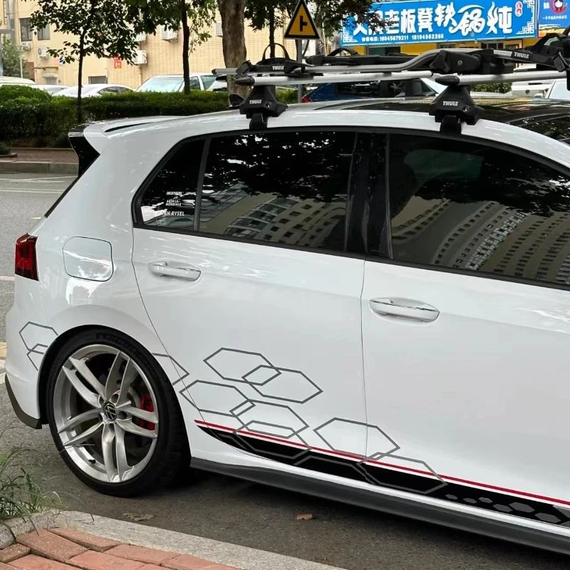 

Car Vinyl Sticker FOR VW Golf8 Golf7 Golf6 MK5 gti body modification fashionable Sports Decals Auto Accessories