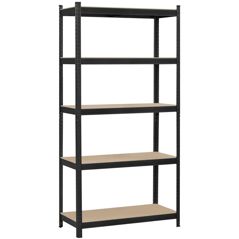 Modern 5-Shelf Boltless & Adjustable Steel Storage Shelf Unit,Holds up to 386 lb Per Shelf, 35.5 x 16 x 71 Inch