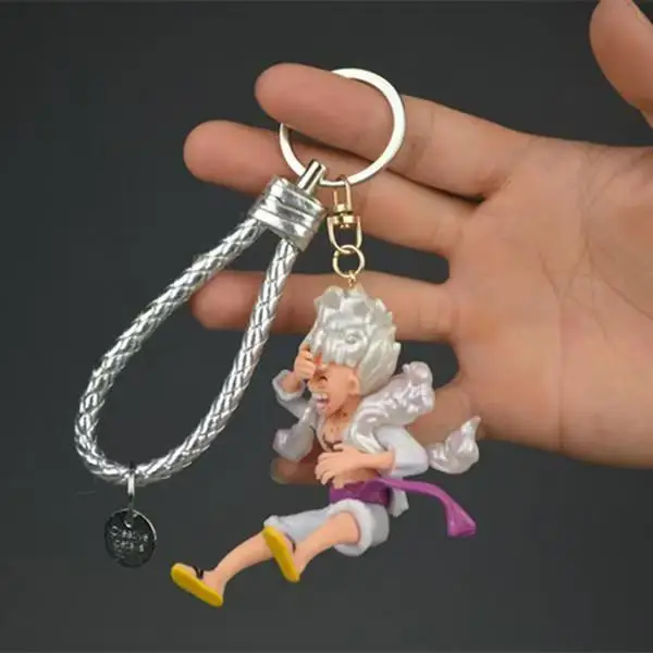 One Piece Nika D. Luffy Keychain Pendant Cartoon Anime Car Accessories Doll Gift Backpack Accessories Birthday Gifts In Stock - view 3