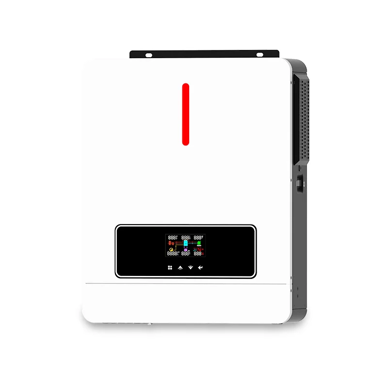 4KW خارج الشبكة العاكس 48VDC إلى 230VAC المدمج في واي فاي مع 120A MPPT الشمسية جهاز التحكم في الشحن العاكس الشمسي الهجين #5