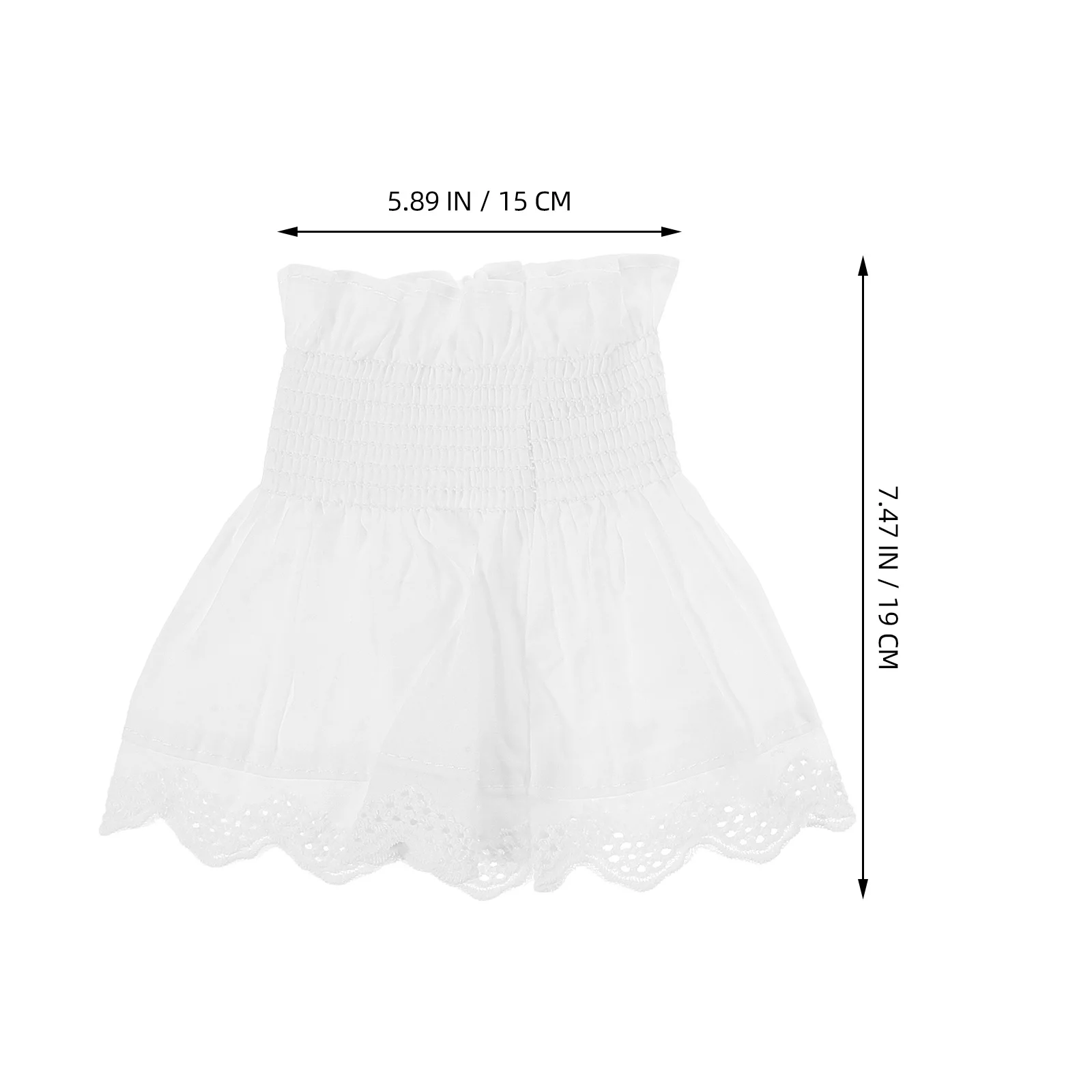 الأكمام الدانتيل كاذبة الأصفاد المعصم الأزهار الطبقات كشكش الدانتيل الأصفاد انفصال الأكمام وهمية لسترة بلوزة معطف النساء المراهقين