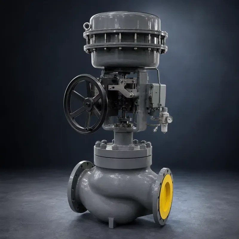 Flow Modulating Pneumatic Diaphragm Globe Valve Straight-Through Structure OEM Customizable for Industrial Process Flow