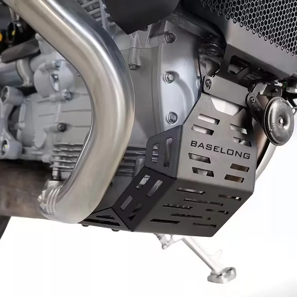 For Moto Guzzi V100 Mandello V100 S 2022 2023 2024 2025 Motorcycle Engine Protection Cover Chassis Guard Skid Plate Protector