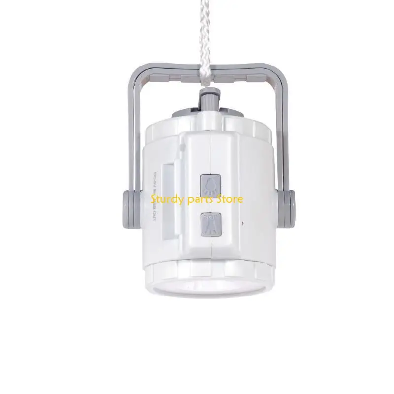 

97QC Portable Hand Cranked LED Lantern Multi Mode Spotlamp ABS Material Camping Lamp