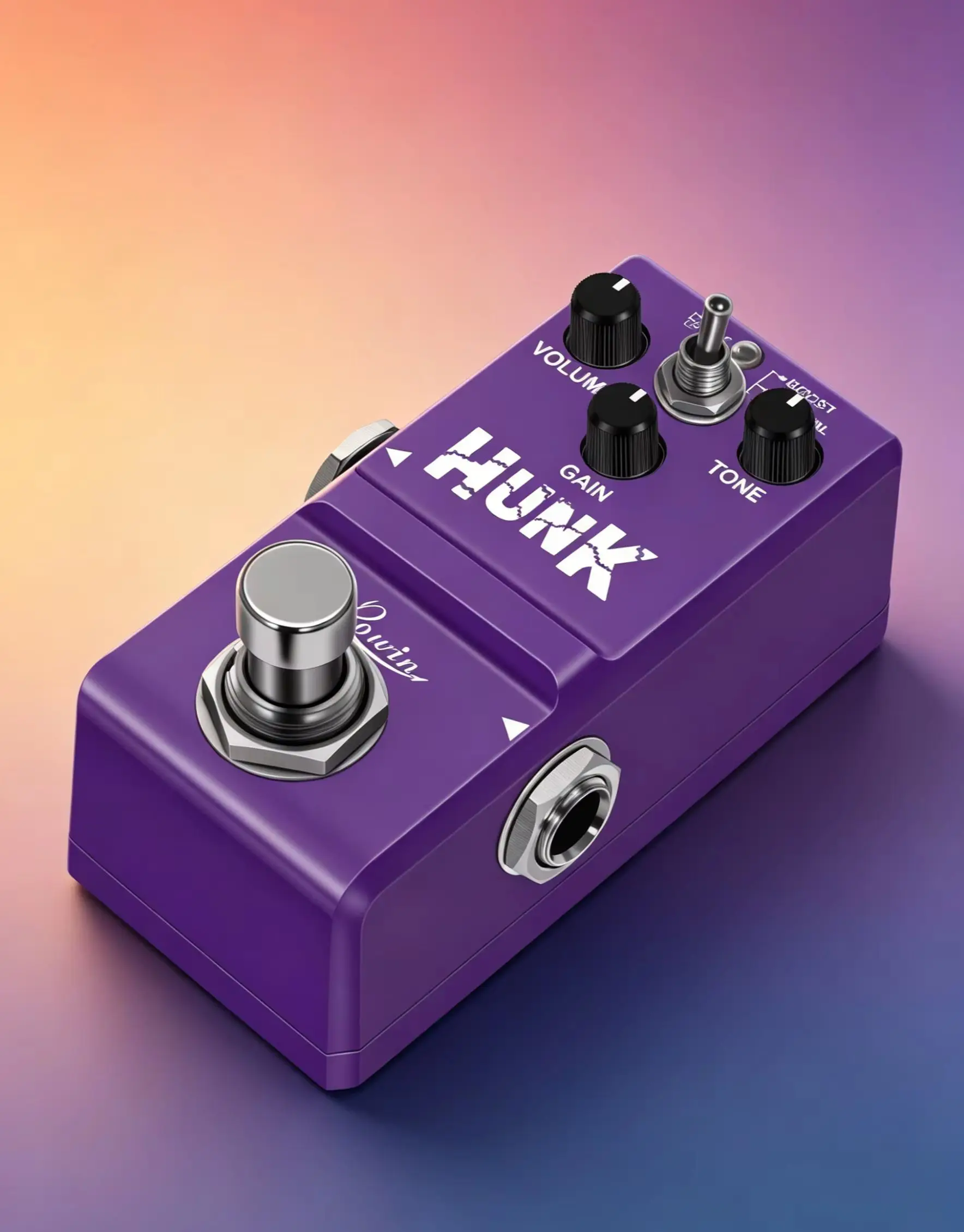 ROWIN LN-301B HUNK Mini British Distortion Pedal 2 Modes True Bypass Guitar Effects