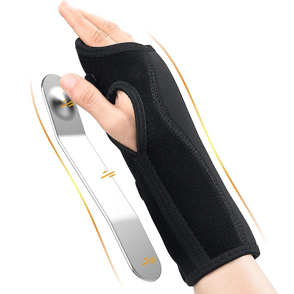 1Pcs Wrist Brace for Carpal Tunnel, Adjustable Arm Compression Hand Support for Relieve Wrist Pain, Sprain, Sports Injuries