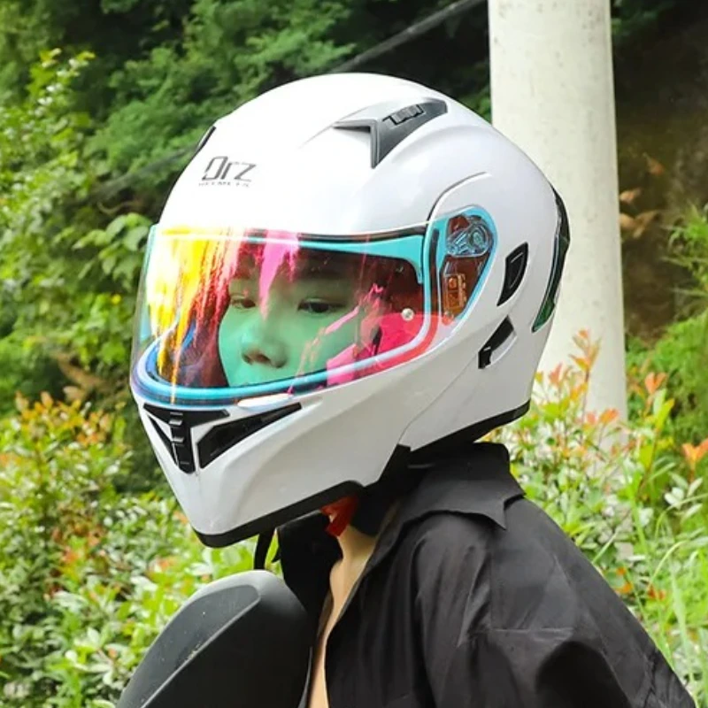 Orz Casco moto integrale con d - Modular Flip Up Motorcycle Helmet Dot Approved recensione e prezzo